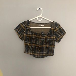 Plaid Crop Top